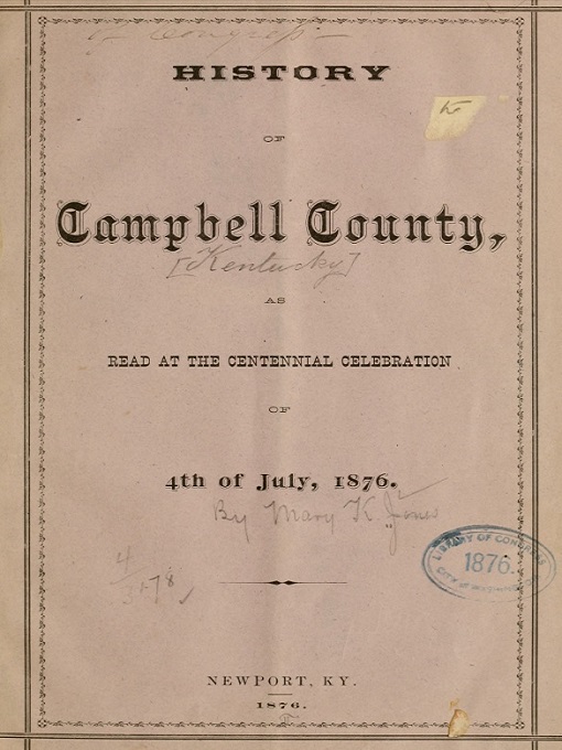 Title details for History of Campbell County by Mary K. Jones - Available